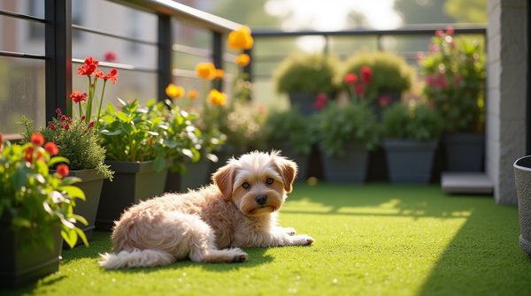 Litière chien gazon synthétique : comment aménager une toilette propre et pratique sur le balcon ?